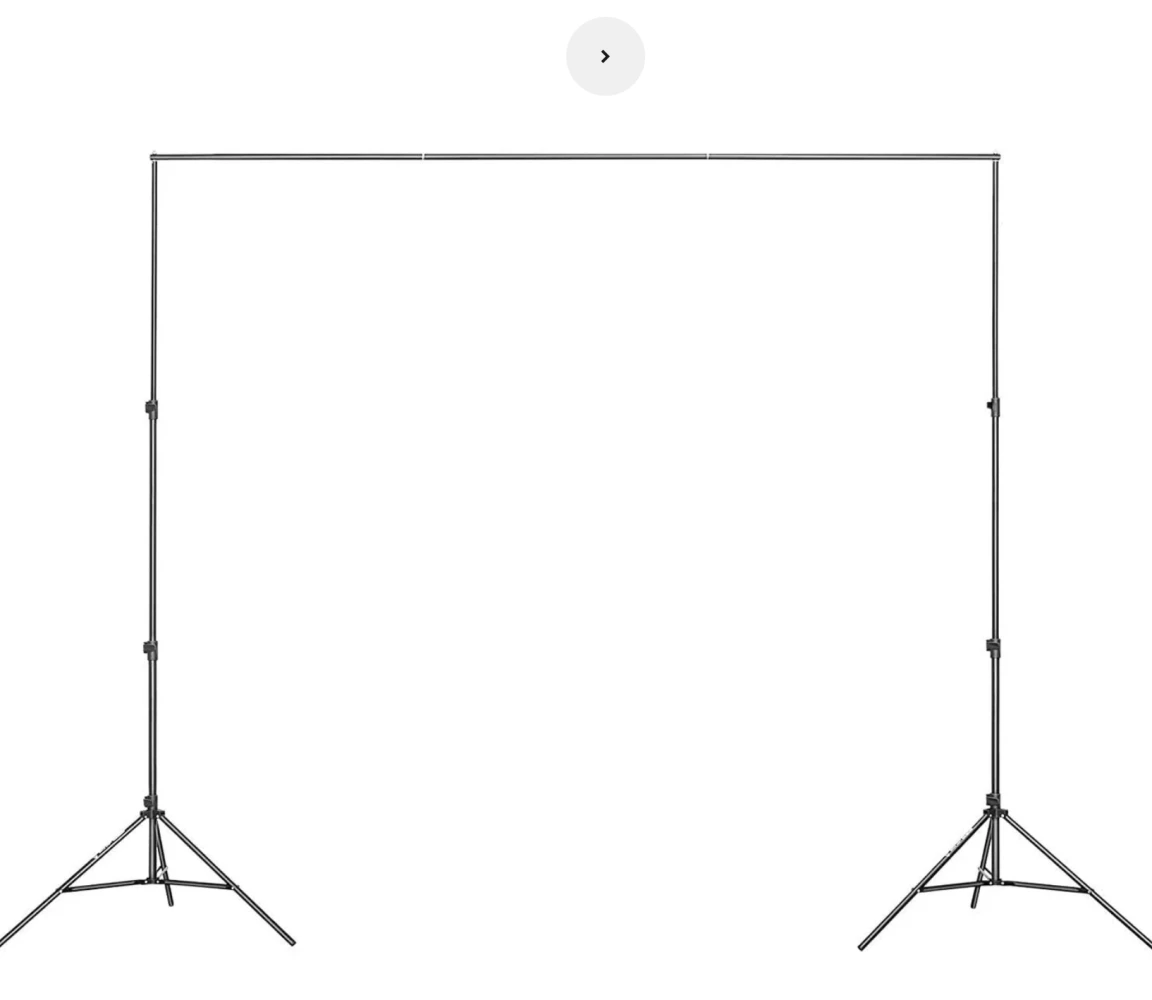 Studio Background Stand Kit (9ft X 10ft) For Backdrop Photography And Videography